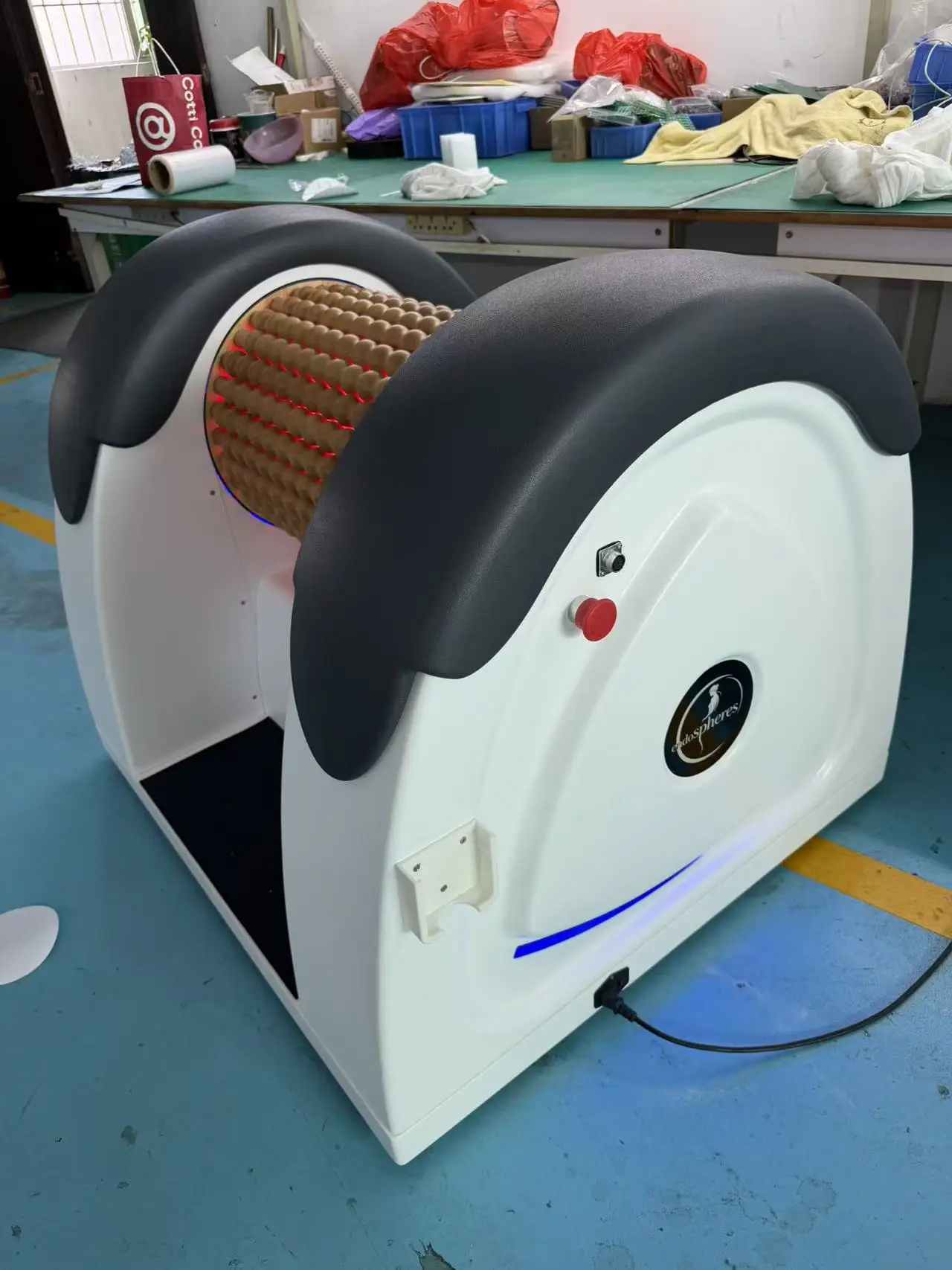 2026 Big Lymphatic Drainage Relieve Muscle Soreness Body Roller Machine Fitness Leg Body Slimming Roller Massage Chair