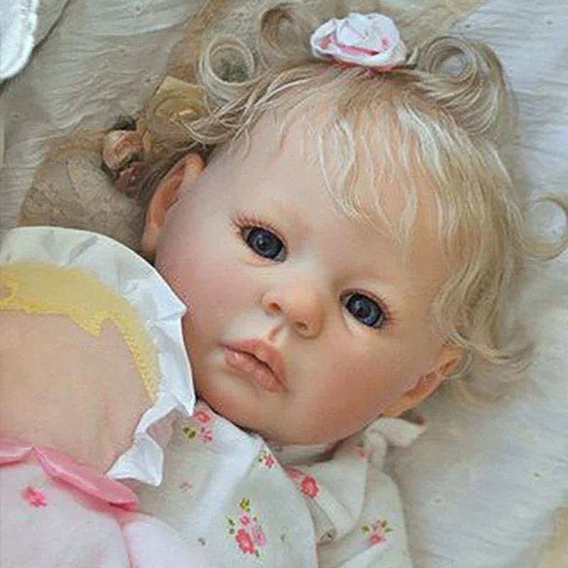 22Inch Reborn Doll Kits Baby Olivia Doll Parts DIY Unfinished Doll Parts Realistic DIY Reborn Dolls