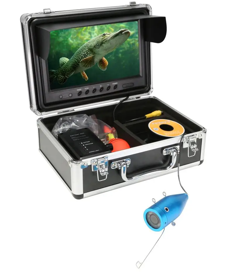 9Inch IPS  Screen  15/20/30M 1000TVL Wide Angle Underwater Fishing Camera DVR Take Photo and Video Fish Finder