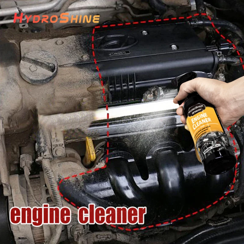 Engine Cleaner Removes Spilled Engine Oil, Coolant, Hydraulic Oil, Turn Signal Fluid or Diesel From Engine Bay - Vehicle