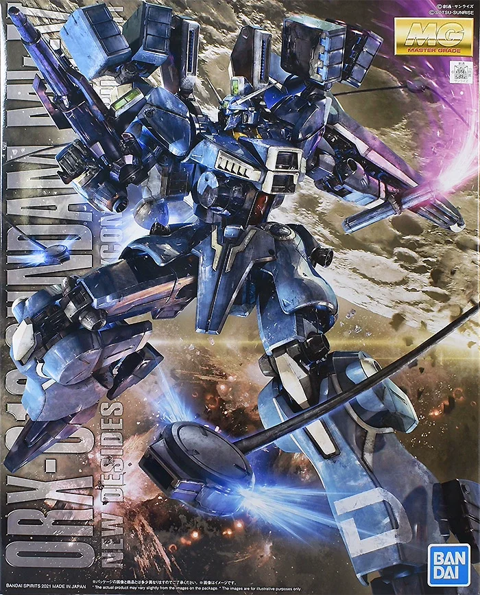 Bandai Genuine MG 1/100 ORX-013 GUNDAM MK-V Anime Action Figure