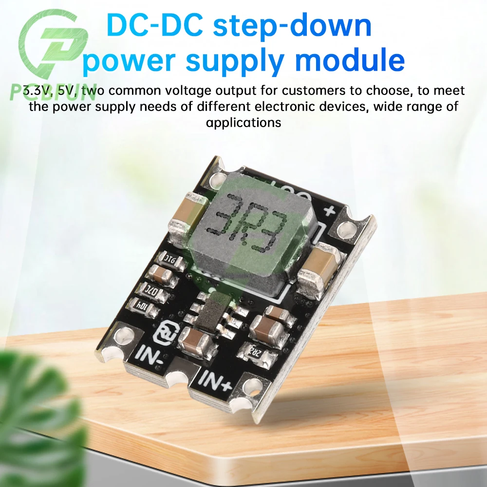 

3.3V 5V power module Adjustable MP1584EN DC DC 3A power step-down descending output module