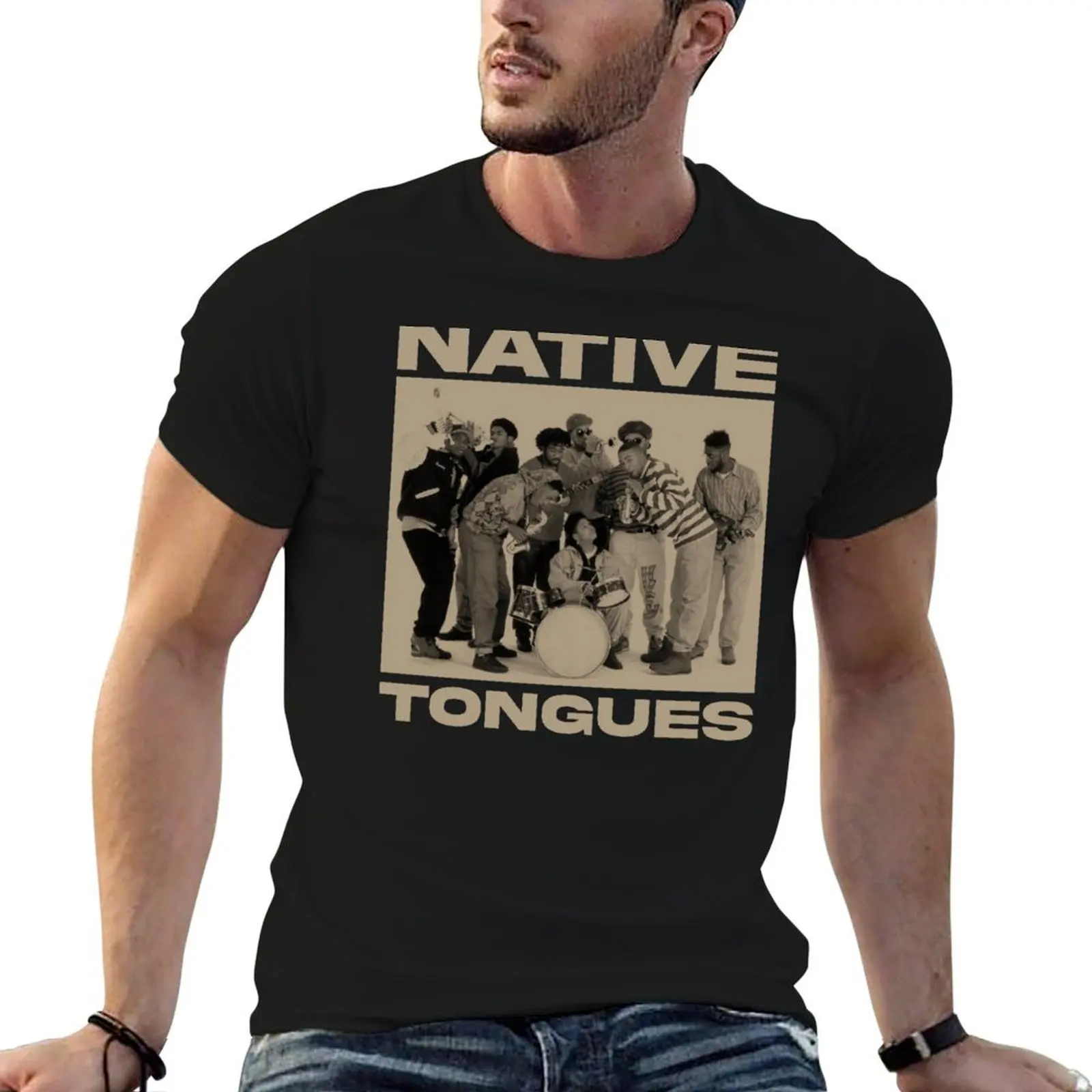 NATIVE TONGUES T-Shirt vintage clothes blacks mens designer t shirt
