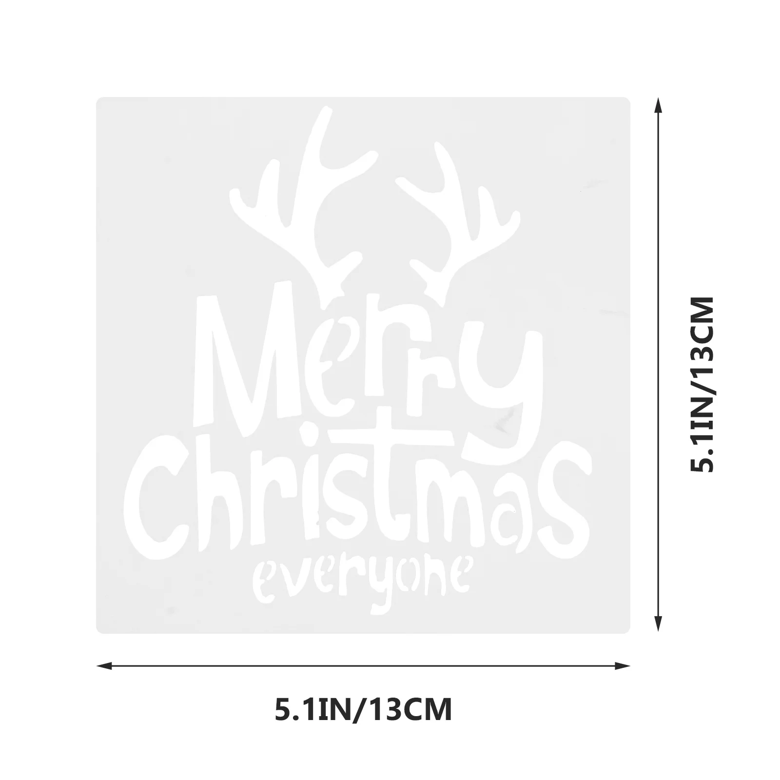 

12Pcs Christmas Biscuit Mold DIY Xmas Cookie Molds Safe Pet Material Reusable for Cake Chocolate Dessert Buscuit Mold