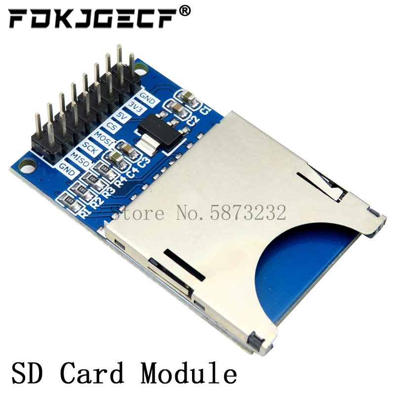 D1 Mini TF Card Module Micro SD Storage Expansion Board Mini Micro SD TF Card Memory Shield Module With Pins for Arduino ARM AVR