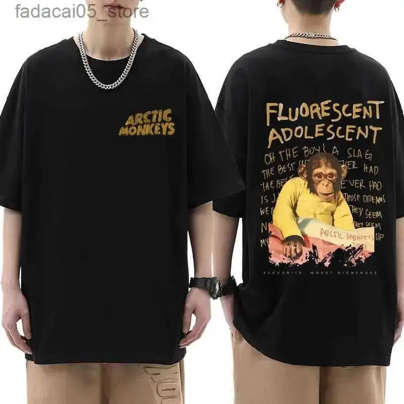 Wholesale Arctic Monkey Fans Black unisex All size shirt NG3296