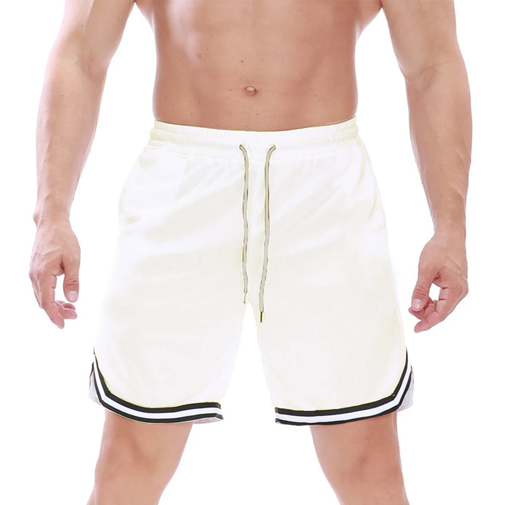 Short Men Shorts Basketball Bodybuilding Breathable Casual Jogger Regular Running Shorts Solid Color Sports Stylish