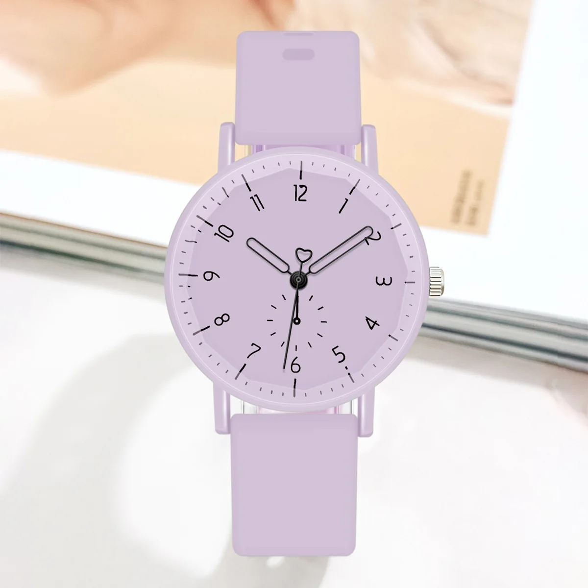 

2023 Fashion Brand Women Watch Student Simple Candy Color Sports Watch Silicone Belt Wristwatch Wholesale Relogio Feminino