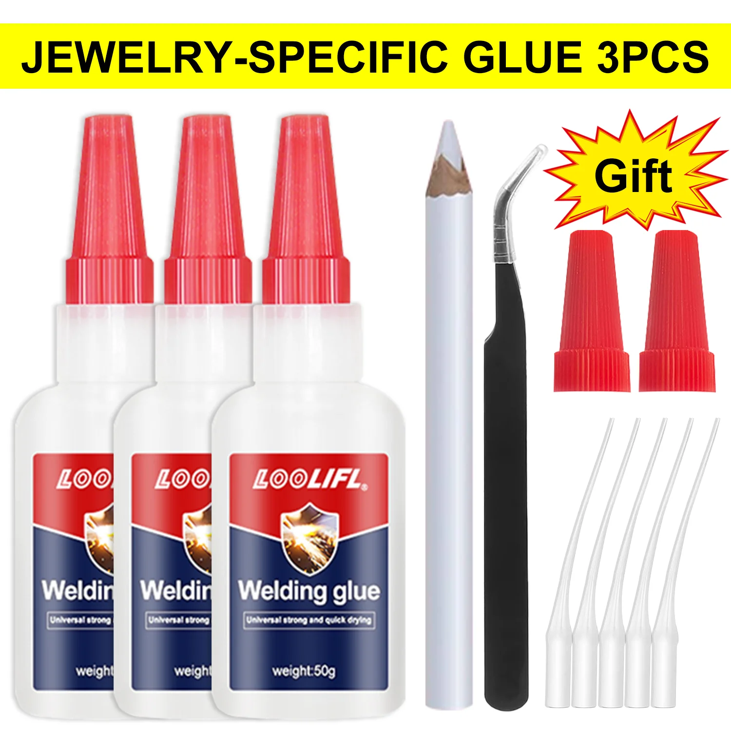 

LOOLIFL 50 г - прозрачный клей на масляной основе, суперклей, используемый для восстановления ювелирных изделий, поделок со стразами своими руками, изготовления ювелирных изделий