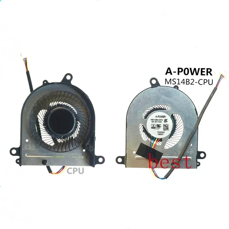 New Original Laptop CPU Cooling fans For Msi Modern PS63 8RC 8M MS-16S1 MS14B2 Cooling Fans