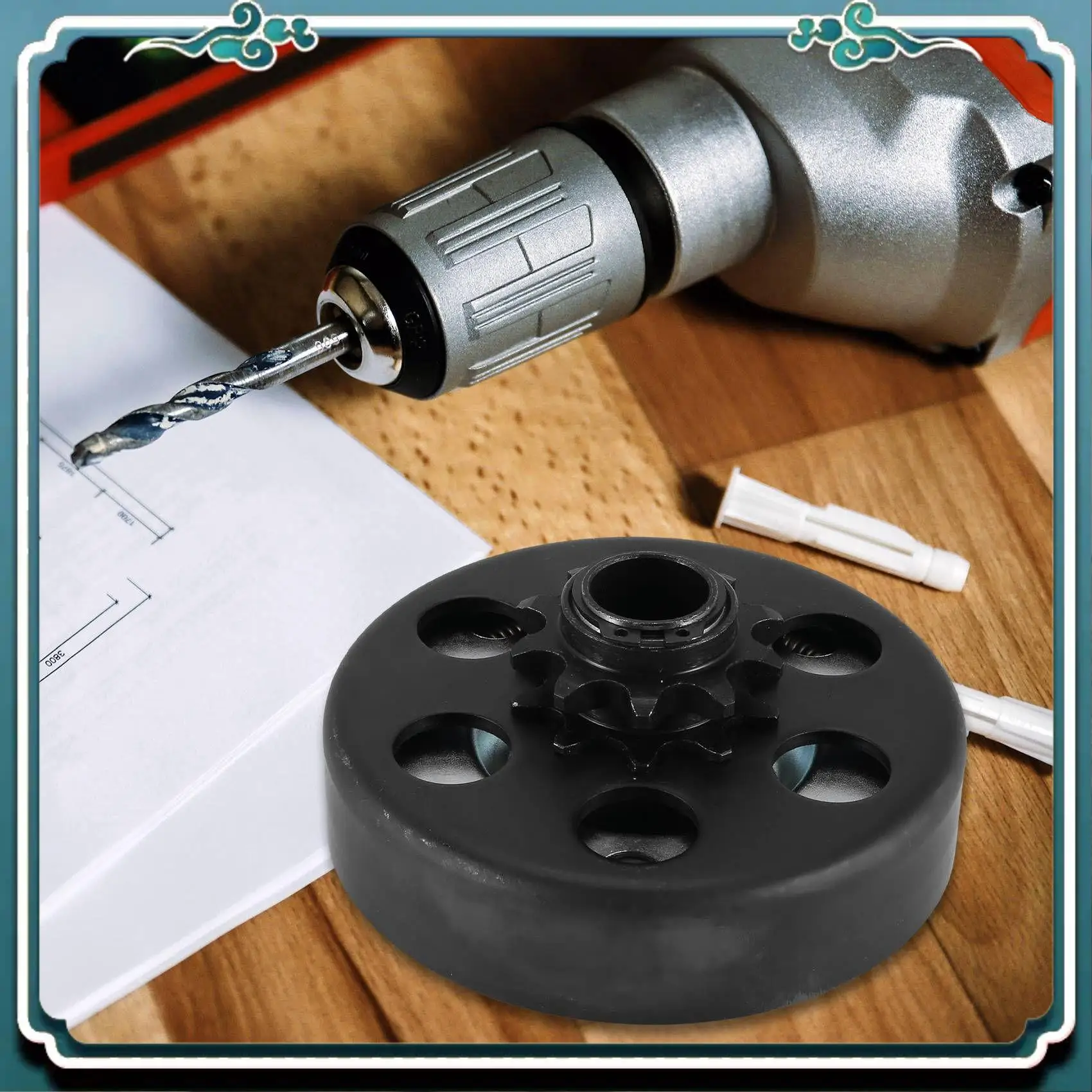 

Premium 19Mm Go Kart Fun Centrifugal Automatic Clutch 3/4Inch 10 Tooth 420 Chain For Karting