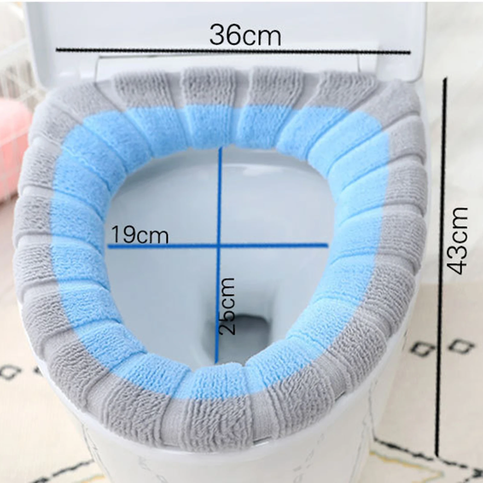 Soft Washable Toilet Seat Cover Mat Pad Cushion Easy use Warm Comfortable Toilet tool Home Bathroom Toilet Cleaning Accessories