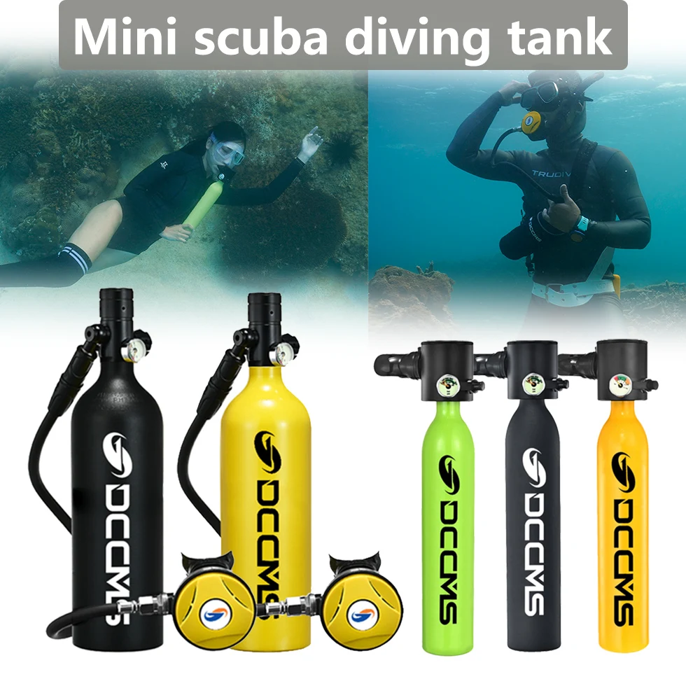 DCCMS Scuba Diving Tank Mini Scuba Diving Equipment Snorkeling Equipment 500ML,1000ML Scuba Tanks