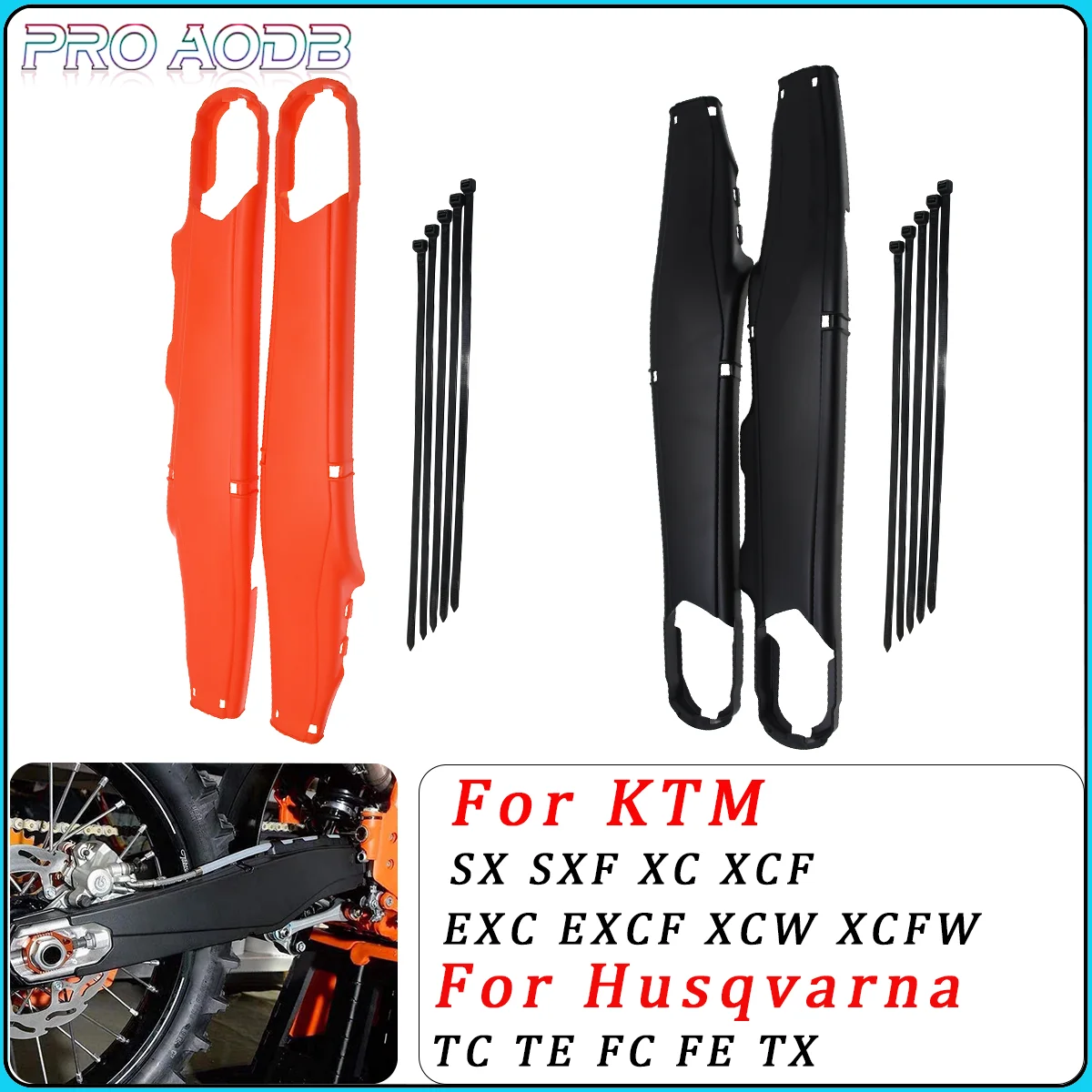 2024 For KTM XC-W XCW-F EXC EXC-F EXCF150 250 300 350 450 Enduro Dirt Pit Bike Motorcycle Swingarm Swing Arm Protector Cover