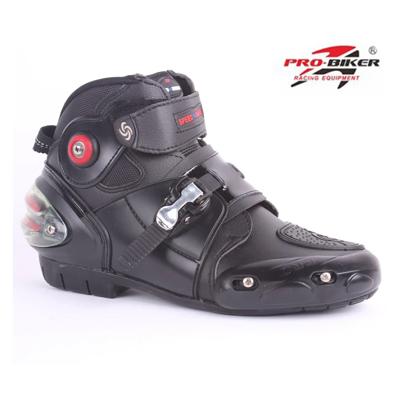 new Pro-biker A9003 automobile racing shoes off-road motorcycle boots Professional moto black botas Speed Sports Motocross