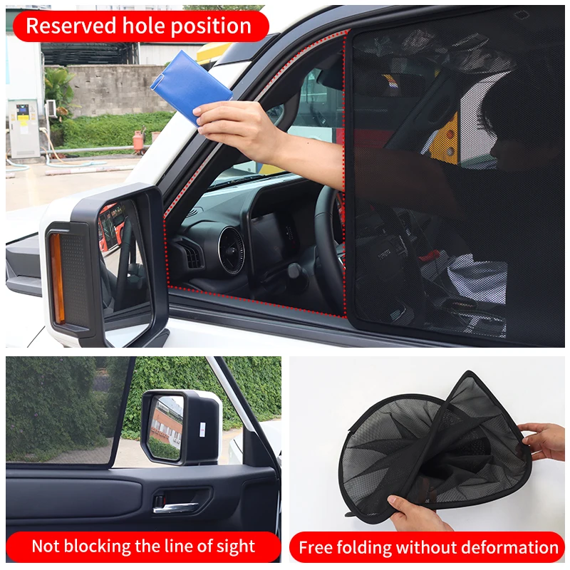 For Toyota Land Cruiser 250 Prado Lc250 2024 2025 1958 First Edition Interior Accessories,Car Side Window Screens,Window Shades