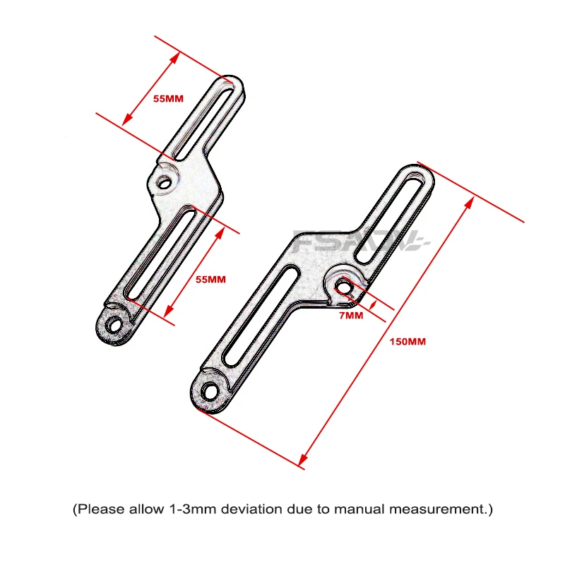For Suzuki V-STORM 650 XT V-Storm650 Windshield Bracket VSTORM 650XT V-Storm650XT DL650XT DL650 2017-2023 Windscreen Adjusters