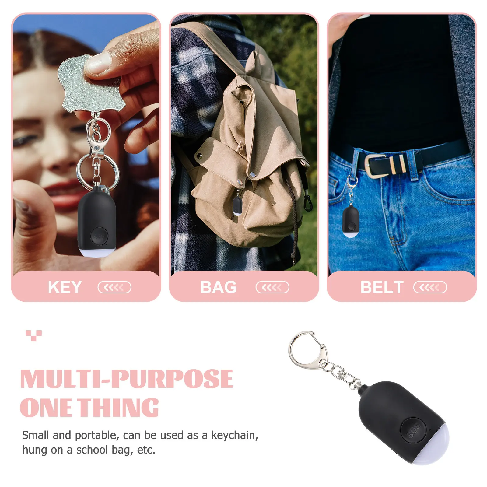Set di Allarme Personale Porta - Personal Alarm Keychain recensione e prezzo
