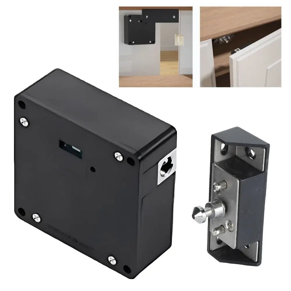 Safety Digital Keypad Drawer Lock ABS Invisible Electronic Cabinet Lock Smart Cabinet Lock Cupboard