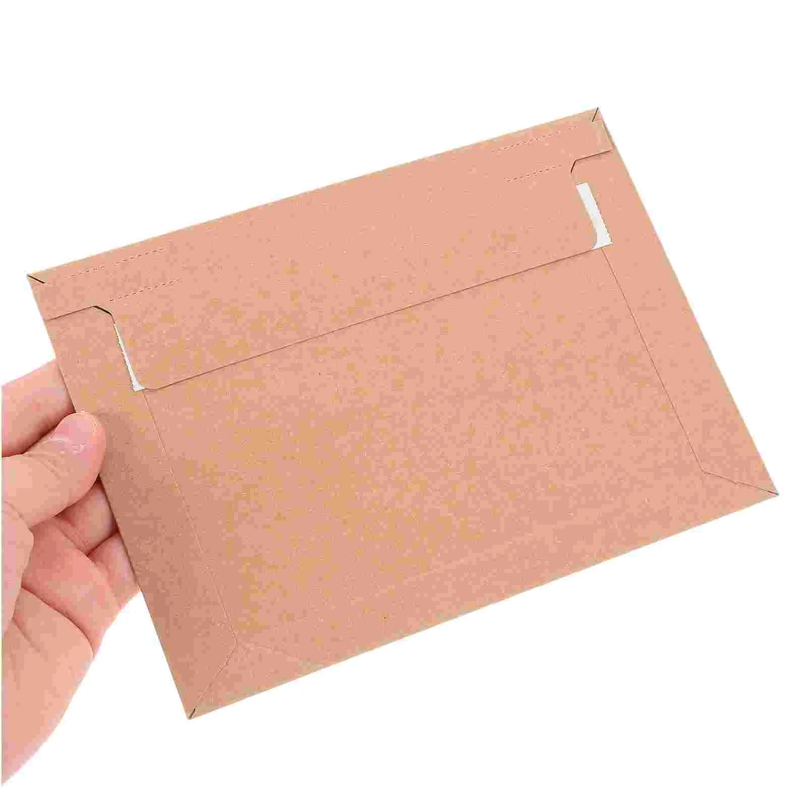 100 Pcs Self-sealing Document Bag Envelope Mailers Mailing Vinyl Record Rigid CD Liner