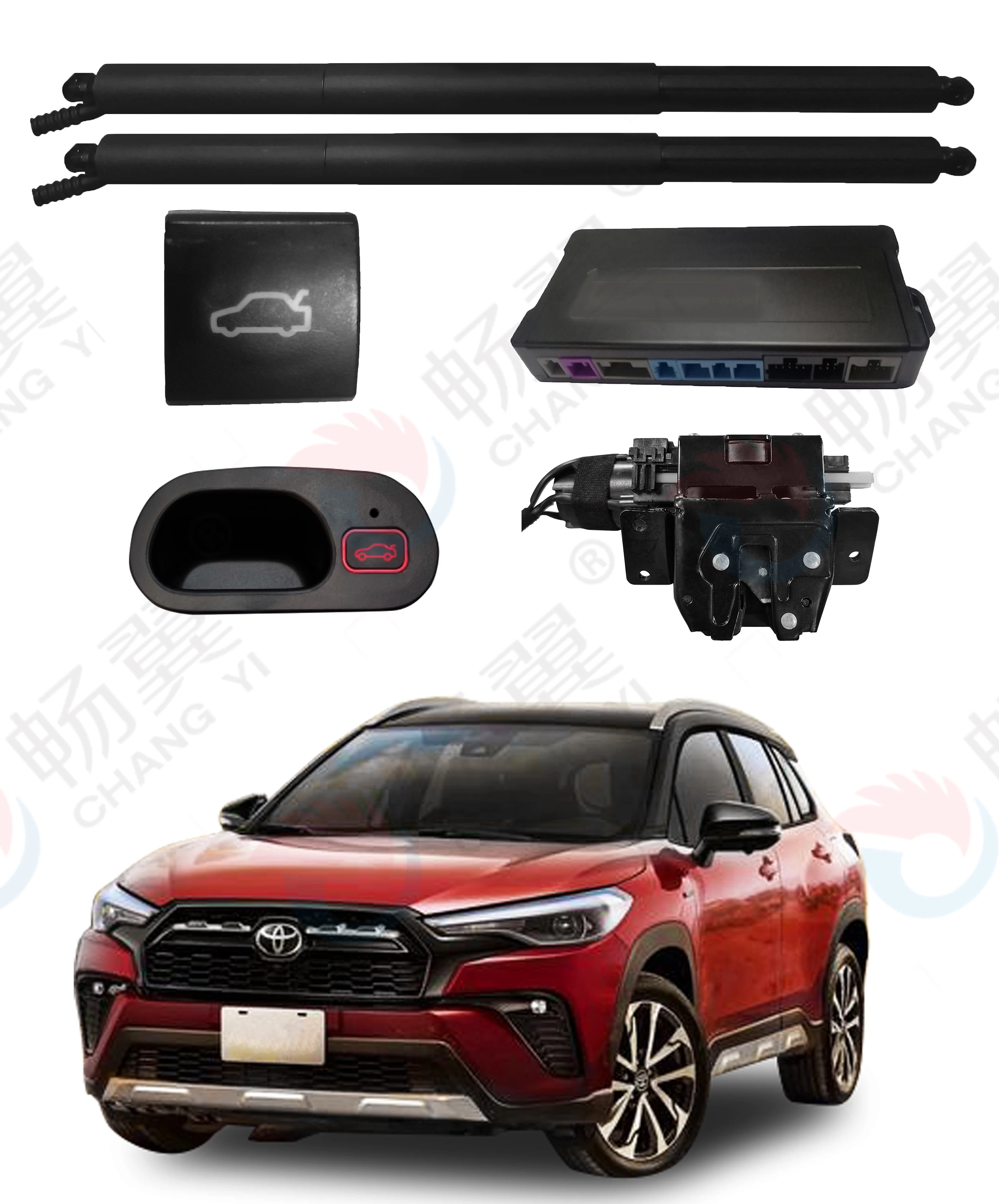 For 2022 Toyota C Orolla Cross Intelligent Power Electric Tailgate Anti-Pinch Trunk Cover Optional Foot Sensor Car Modification