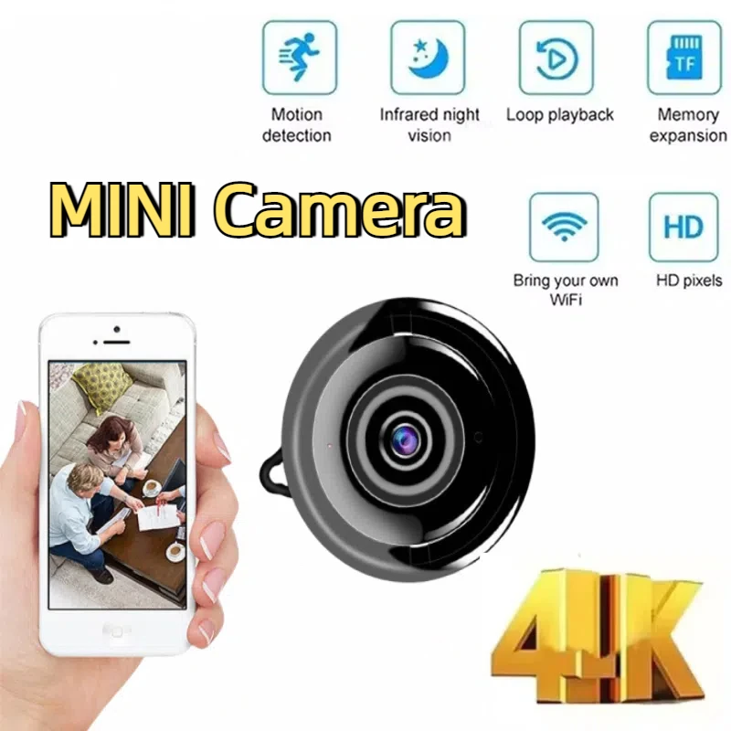 Mini Camera 1080P HD Wifi Wireless Smart Camera Indoor Security Surveillance Night Vision Camcorder Audio Video Recorder 2025