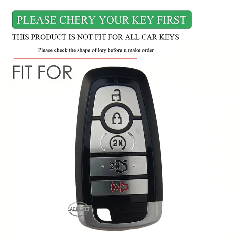 Soft Silicone Shell For Ford Explorer Mustang Fusion Escape F150 F250 F350 F450 F550 Ford Raptor 5 Buttons Car Key Case Cover