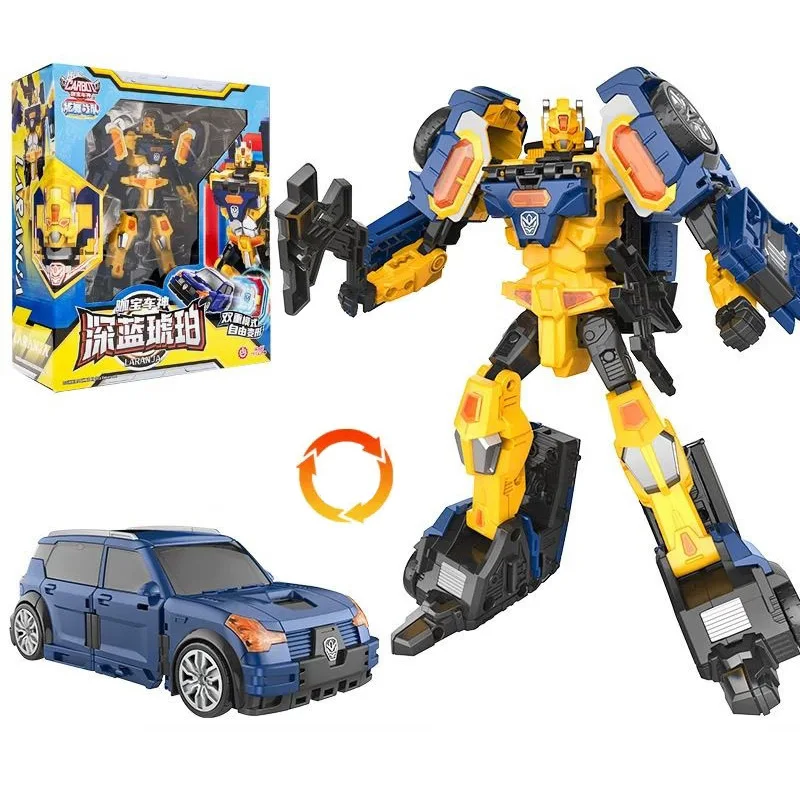 4 IN 1 Hallo Carbot Hypercops Transformation Roboter zu Auto Actionfiguren Transforming Auto Egryboom Spielzeug für Kinder Geschenk