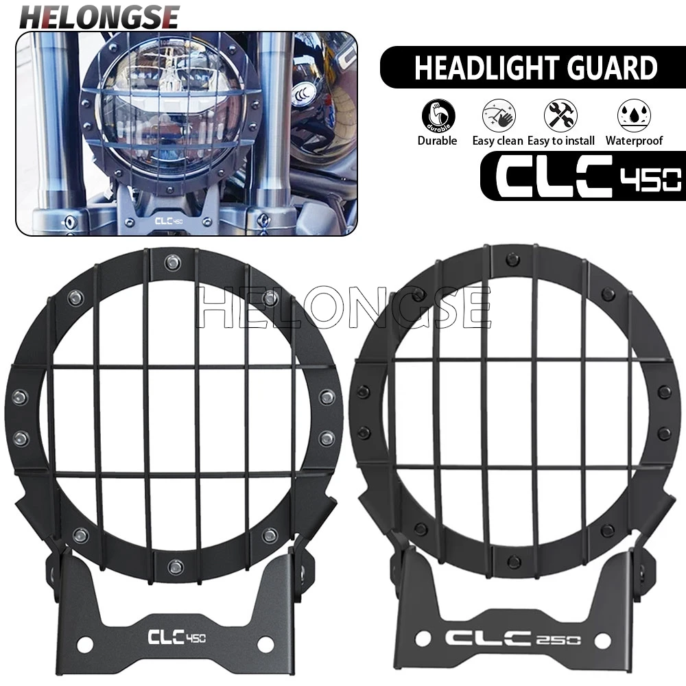 

For CFMOTO CF MOTO 250CLC 250 CLC 450 CL-C 2023 2024 2025 2026 450CLC Motorcycle Headlight Grille Guard Lense Protector Cover