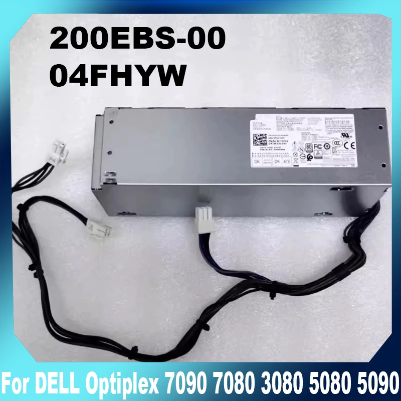 

L200EBS-00 04FHYW PSU 200W New Power Supply For DELL Optiplex 3080 5080 5090 7080 7090 SFF H200EBS-01 L200EBS-01 H200EPS-01