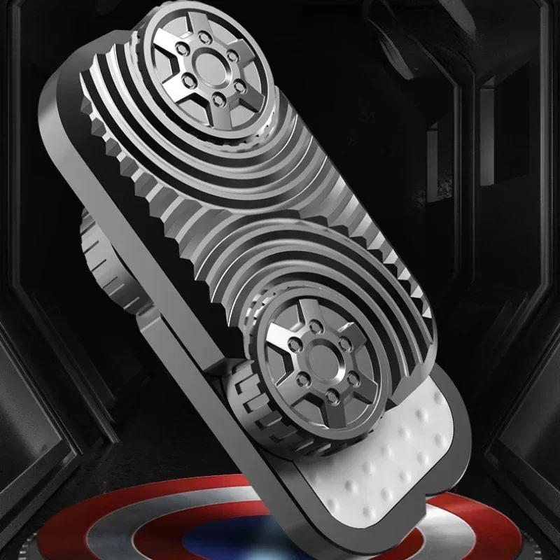 Fidget Magnetische Push Card Mechanische Slider Duwplaat EDC Metalen Stress Zintuiglijke Speelgoed Verlichten Angst Antistress