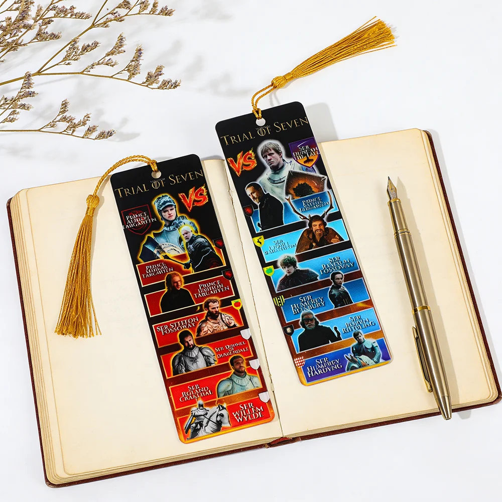 علامة كتاب أكريليك بتصميم فارس - مراجعة Anime Kingdom Merchandise وسعره
