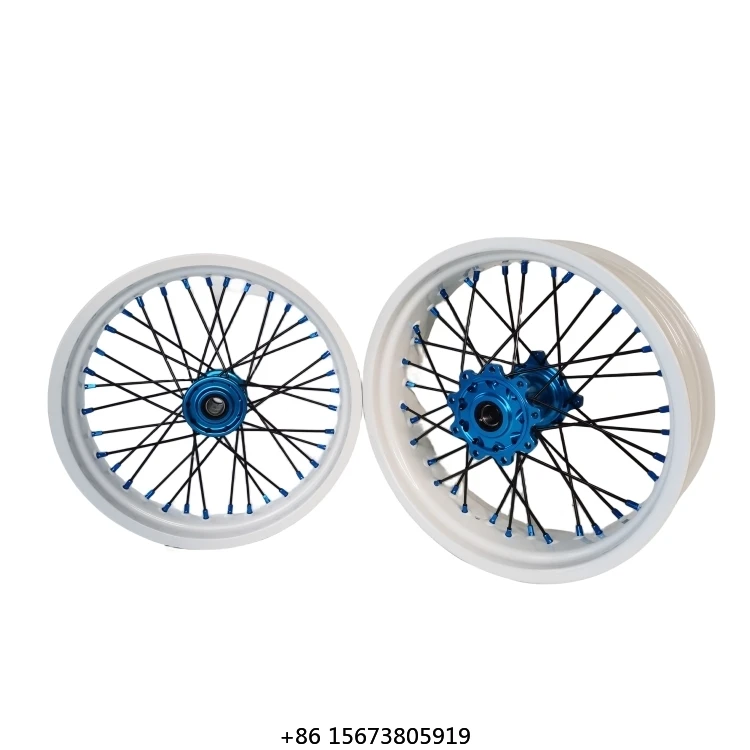 

Высокопроизводительные передние и задние заводские колеса Supermoto 17 дюймов из алюминиевого сплава 7075 для YZ125 YZ/YZF 250 450