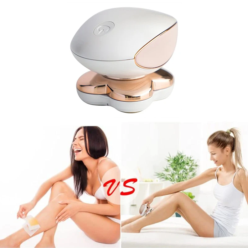 Portable Electric Body Shaver Epilator Women Full Body Waterproof Dual-purpose for Wet Use Four Headshair Removal Devices