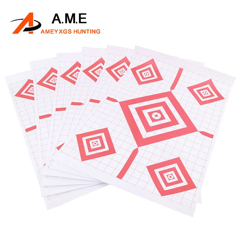 10/20/30 pcs Archery Target Papers 17*25inch Target Aim Shooting Arrow Practice Reactive Training Objective Paper