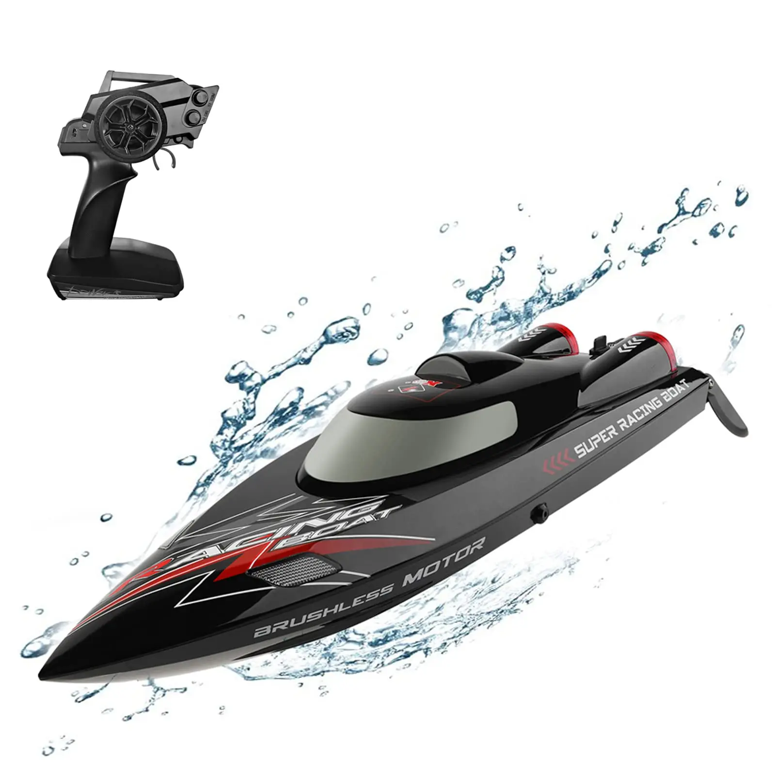 New WL916 RC Boat 60KM/H High Speed RC Racing Boat for Pools or Lakes 2.4GHz RC Boats with Low Battery Alarm for Adults And Kids