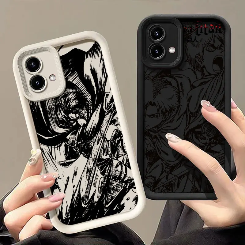 

Attack On Titan Anime Phone Case For Motorola Moto Edge 60 50 Fusion 40NEO G85 G84 G75 G54 G53 G35 G34 G22 G15 G14 E40 E22 Cover
