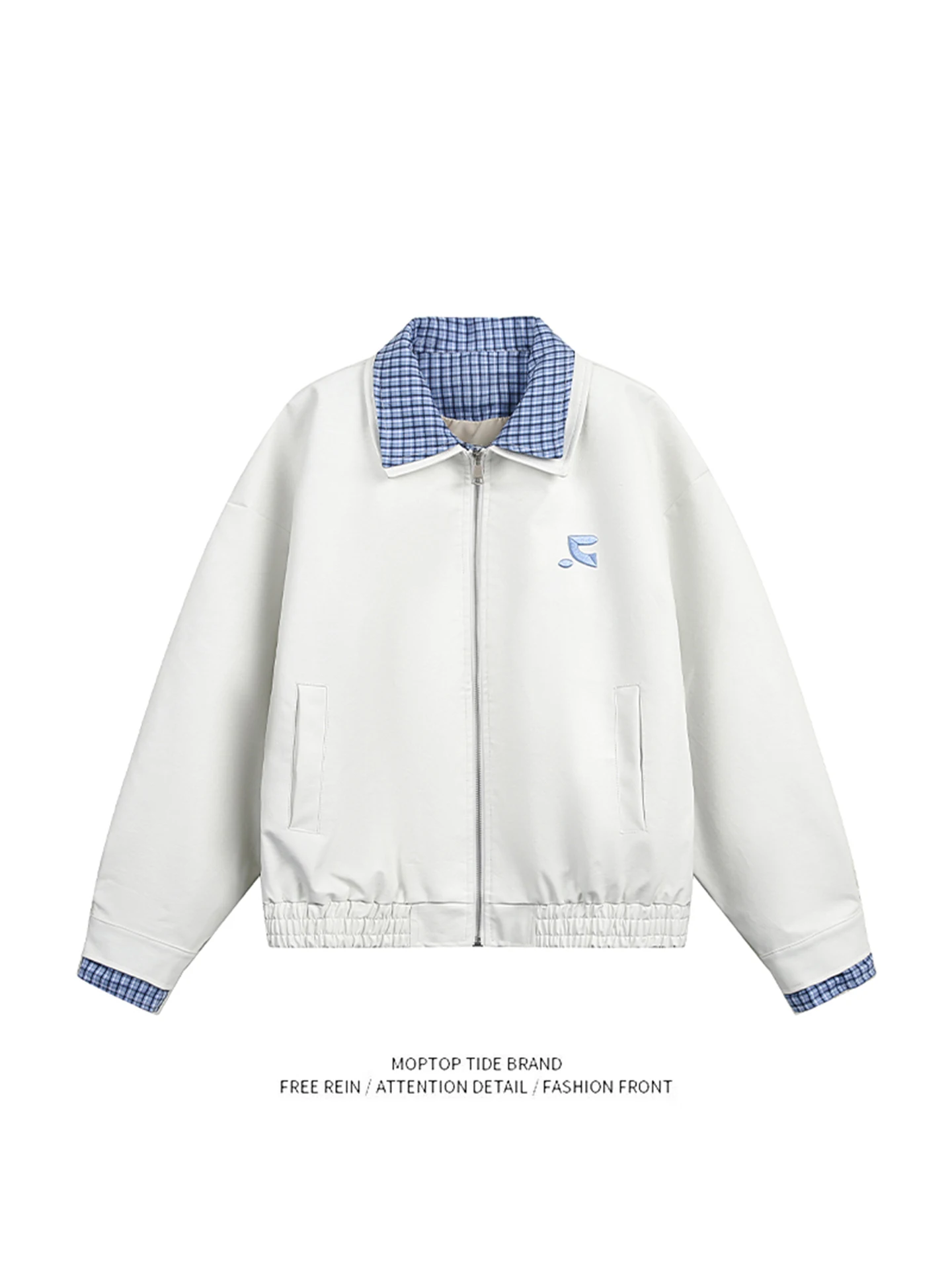 

Свободный крой Spor Jaet со вставкой для мужчин в стиле ретро, воротник-стойка, молодежный тренд, полиэфирная ткань, ветрозащитная молния...