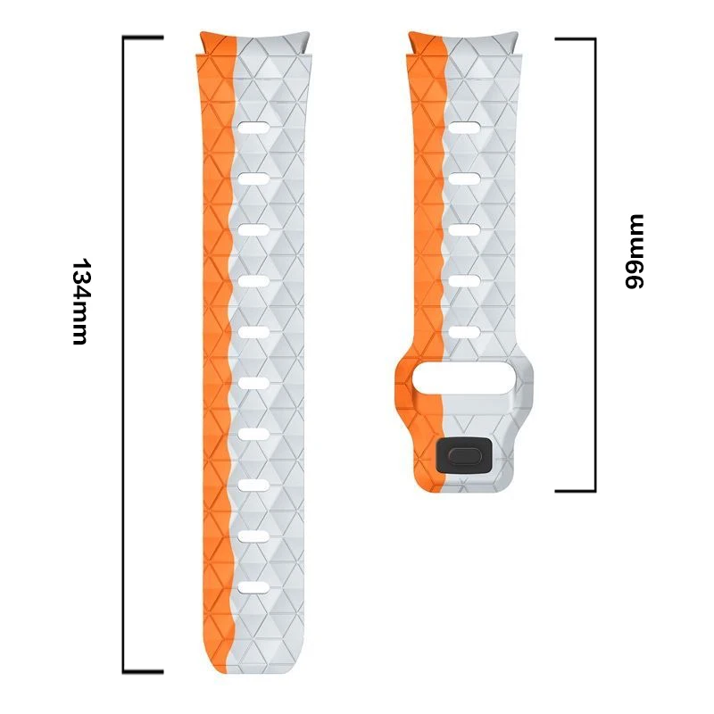 20mm Band for Samsung Galaxy Watch 6 4 5 44mm 44mm/Classic 43mm 47mm Pro Silicone No Gaps correa Bracelet Galaxy watch 6 strap image 6