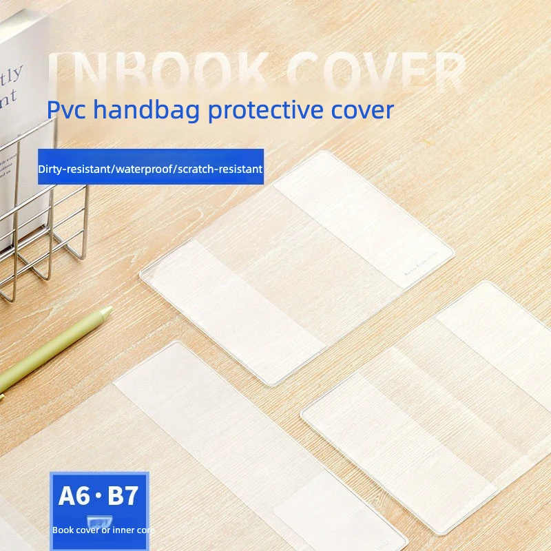 Fromthenon Travel Notebook Standard Passport Waterproof Transparent PVC Cover with Card Holder Journal Book Protector Shell view 5