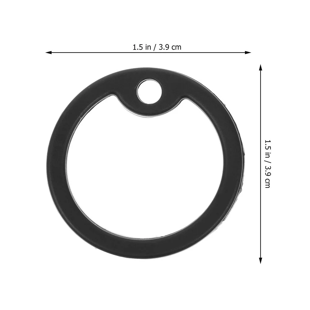 8 Buah Pelindung Tag Anjing dari Karet Silikon Peredam Suara Penutup Kalung Hewan Peliharaan Fleksibel Pelindung Tag Identitas Anjing