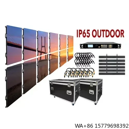 

Outdoor Stage Rental LED Video Wall P3.91 Advertising Display for Investment Promotion