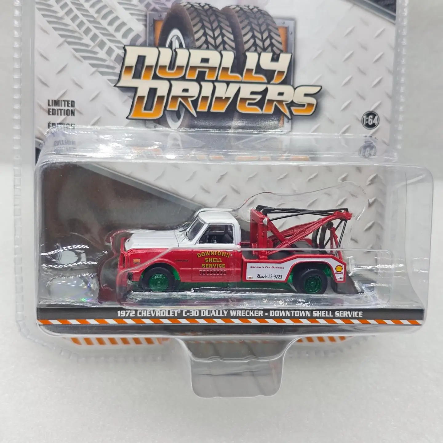 

GreenLight 1:64 1972 C-30 Dually Wrecker, имитация мини-модели автомобиля из сплава, декоративная игрушка