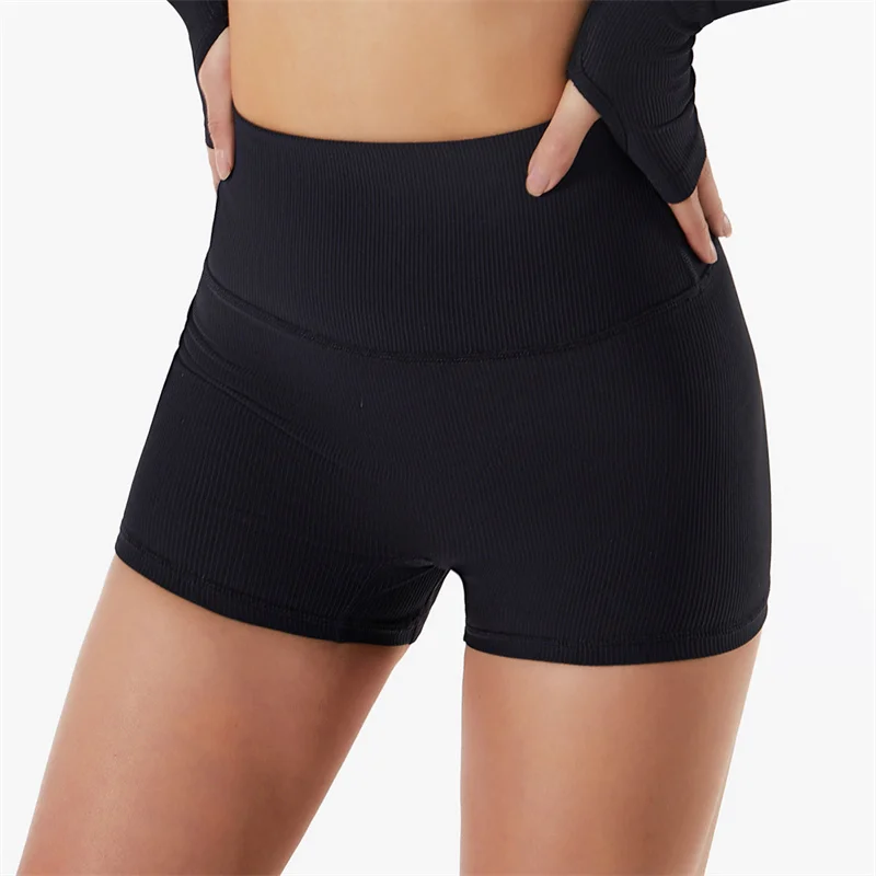 

Women Fitness Running Shorts High Waist Workout Cycling Workout Training Breathable Sweat-wicking Athletic Gym Yoga Shorts