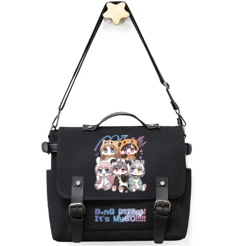 アニメ BanG Dream MyGO 高松智乃バッグ Unsix ファッションカジュアルティーンエイジャークロスボディ学生メッセンジャーハンドバッグ B2449