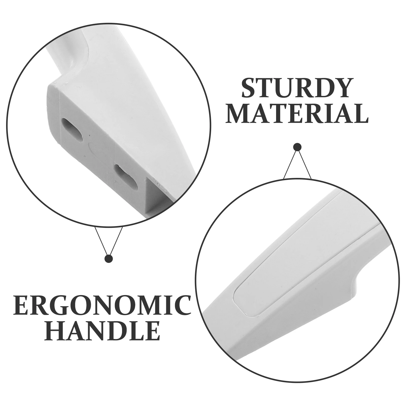 مقبض باب الفريزر البديل للثلاجة وخزانة العرض، مقبض سحب بلاستيكي عالي التحمل، مقبض أمان لباب الفريزر
