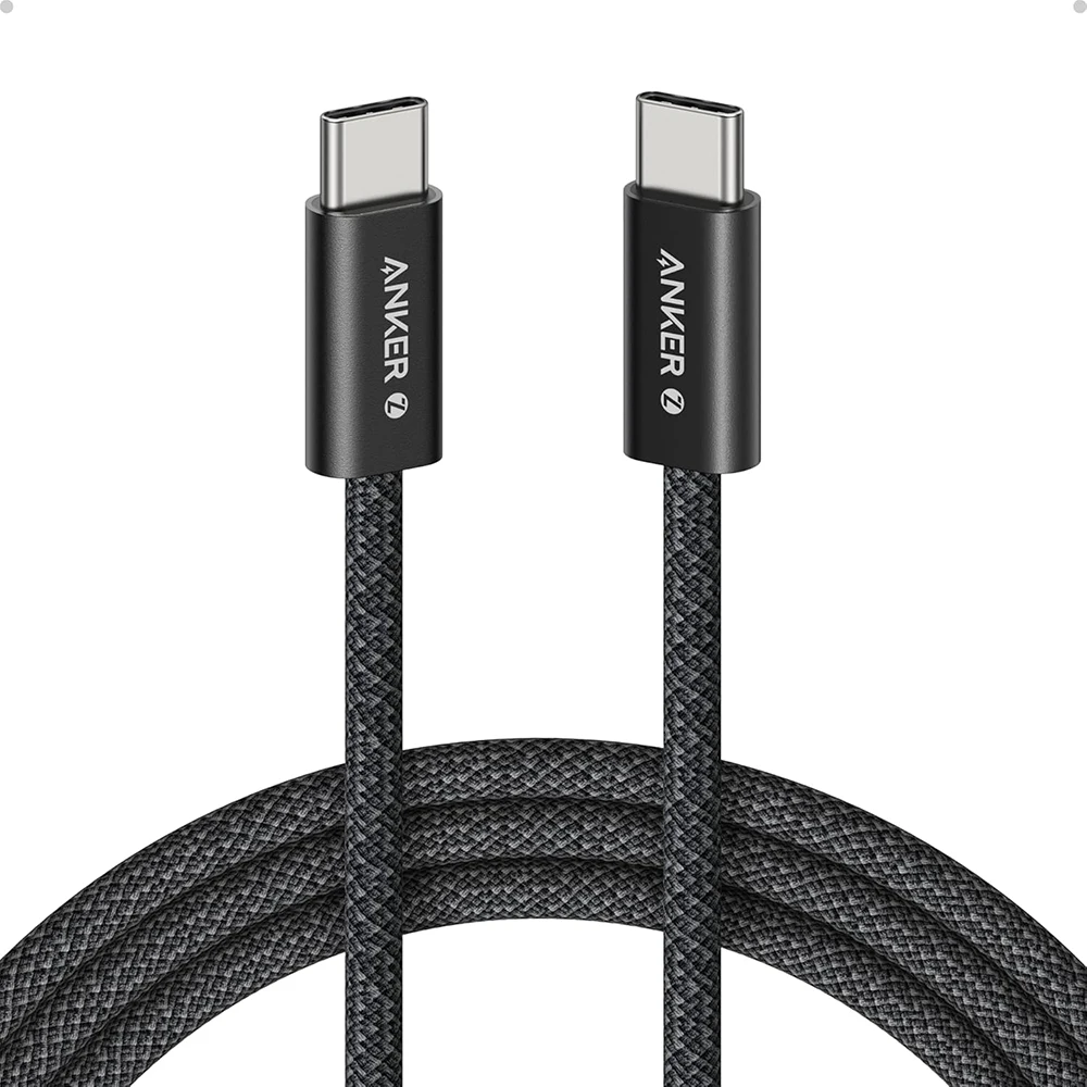 

Anker Zolo 240W Type C Fast Charging Cable USB C to USB C Cable Braided and Dirt-Free Slim Connector for iPhone 17 Series