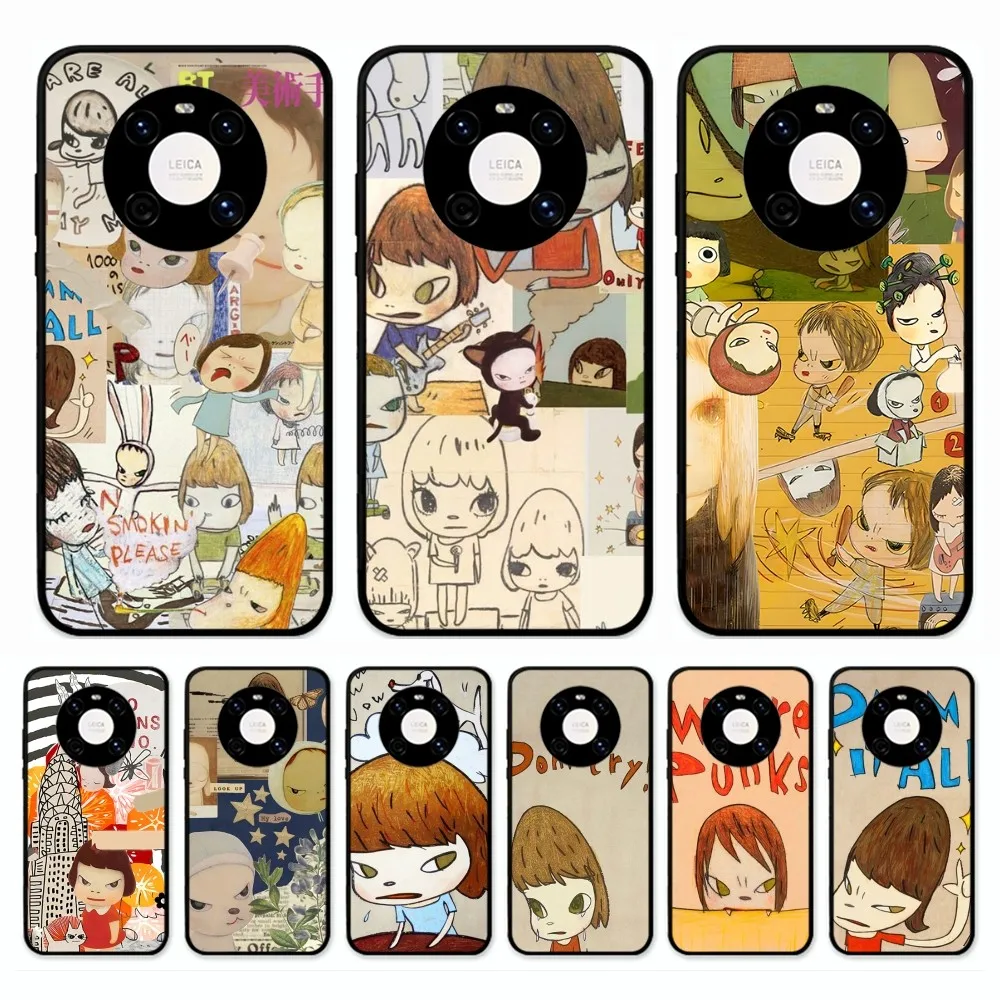 Y-Yoshitomo Girl Nara Phone Case For Huawei Mate 10 20 30 40 50 Lite Pro Nova 3 3i 5 6 SE 7 Pro 7SE