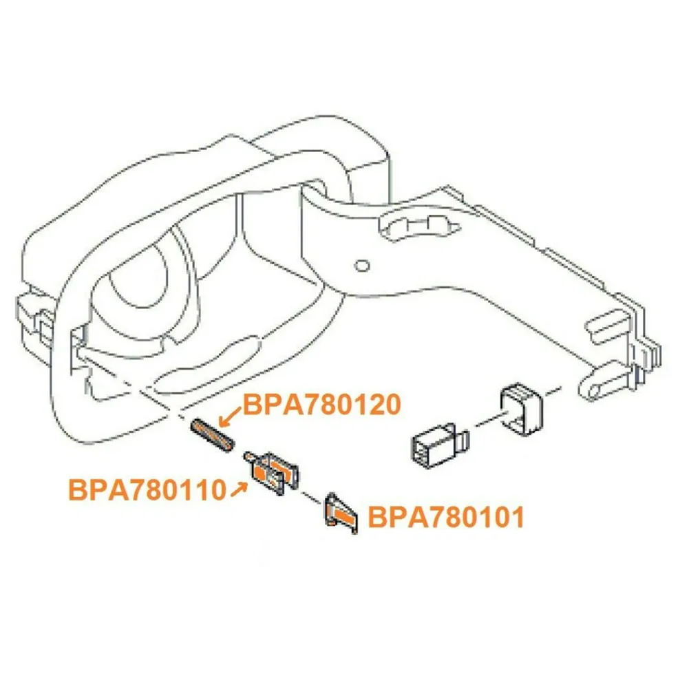 

Комплект для ремонта топливного клапана защелка для Land Rover для Range Rover BPA780101 легкая установка Plug-and-play BPA780110 черный