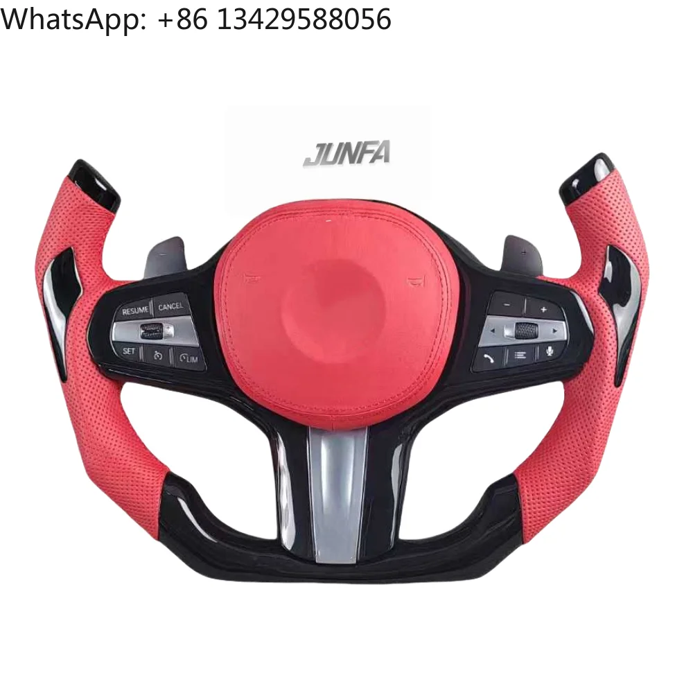 

For BMW G30 G20 G01 G02 G05 G06 G07 M4 M5 F90 M8 X3 X4 X5 X6 F40 F44 F97 F98 F95 F96 G11 G12 3 4 5 7 Carbon Fiber Steering Wheel